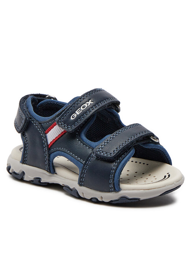 Geox Sandály Geox B Sandal Flaffee Boy B4559A 08515 C4002 M Tmavomodrá