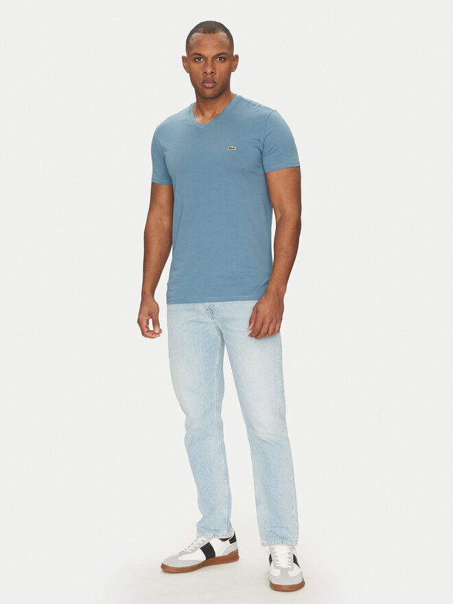 Lacoste Lacoste Marškinėliai TH6710 Žalia Regular Fit
