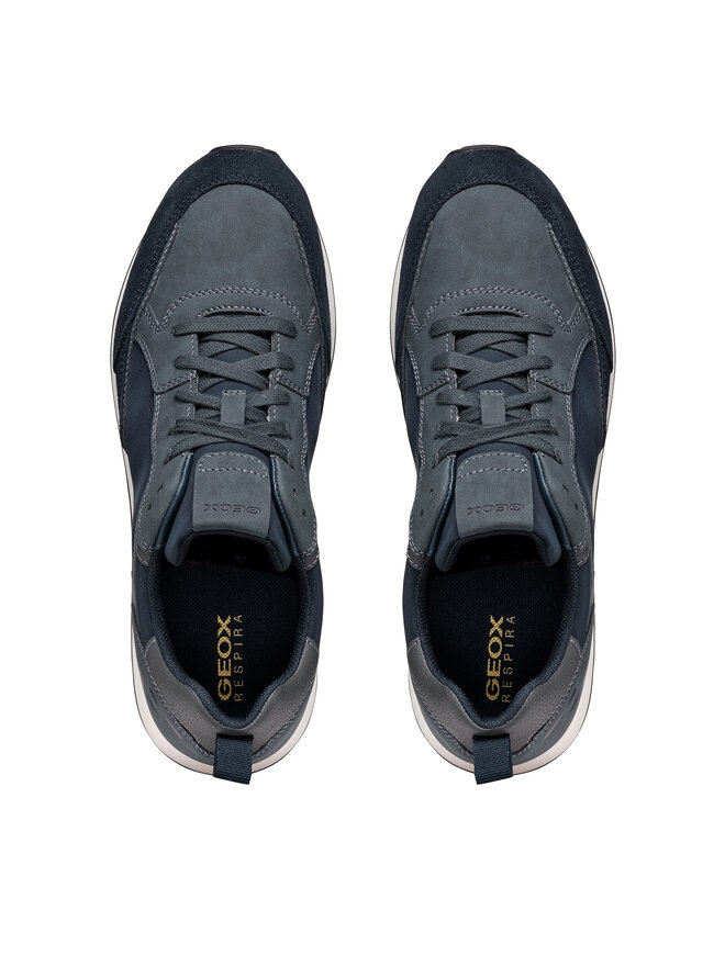 Sneakers Geox U Partenio U46GAB 0EK11 C4002 Bleumarin | epantofi.ro