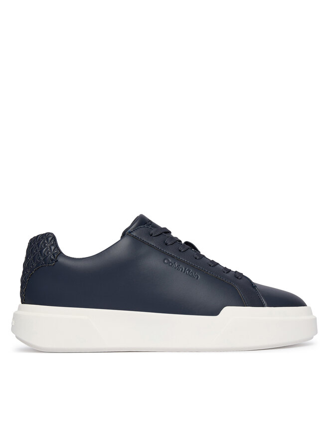 Calvin Klein Zapatillas Calvin Klein Chunky Cupsole Laceup Lth Bt Aop HM0HM02070 Azul marino