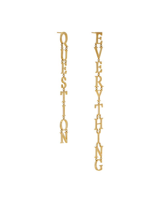 Off-White Orecchini Off-White OWOD203S23MET0017600 Oro