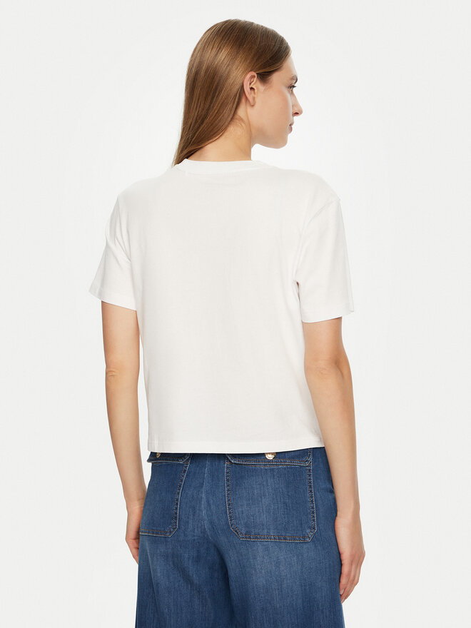 Guess Jeans Guess Jeans Camiseta W5RI42 K8HM0 Blanco Regular Fit