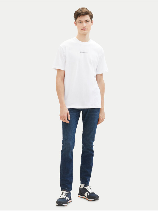 Tom Tailor Denim Tom Tailor Denim T-Shirt 1040880 Weiß Relaxed Fit