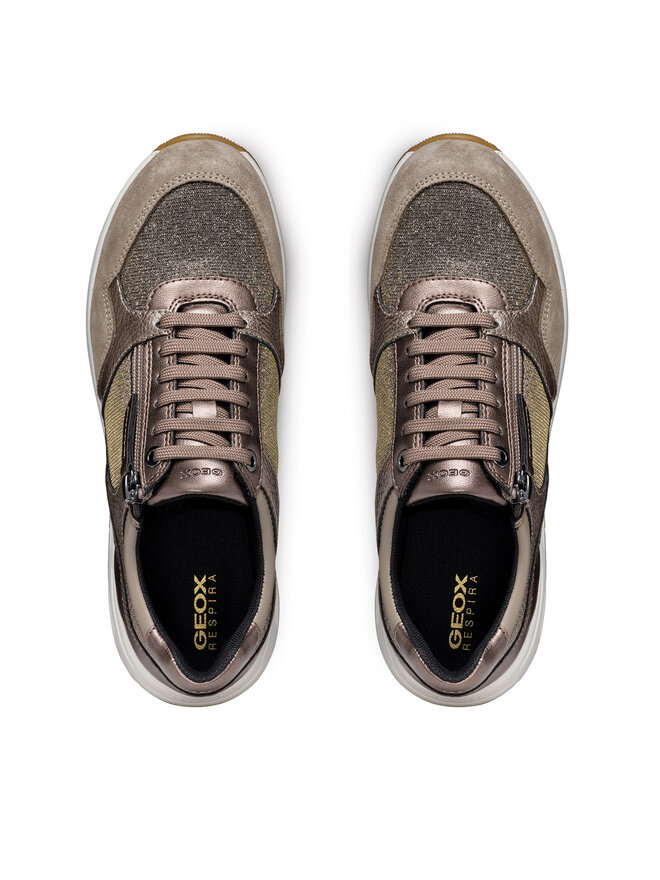 Geox Sneakersy Geox D Bulmya D36NQB 0LY2N C6226 Béžová