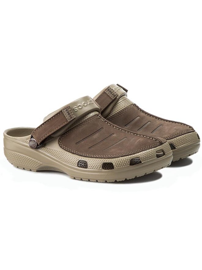 Pantoletten Crocs Yukon Mesa Clog M 203261 Braun eschuhe
