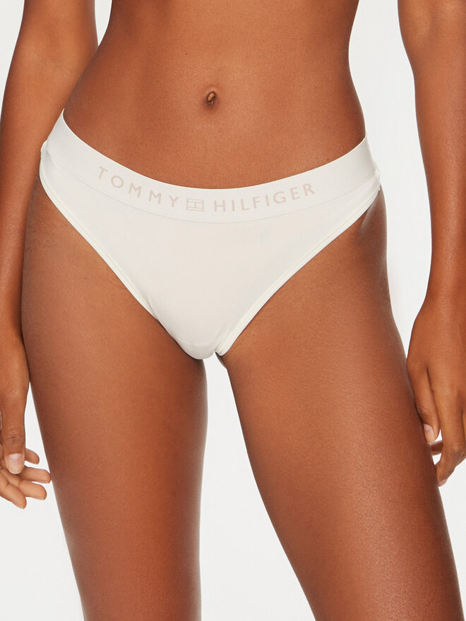 Tommy Hilfiger Tommy Hilfiger Stringtanga UW0UW05510 Écru
