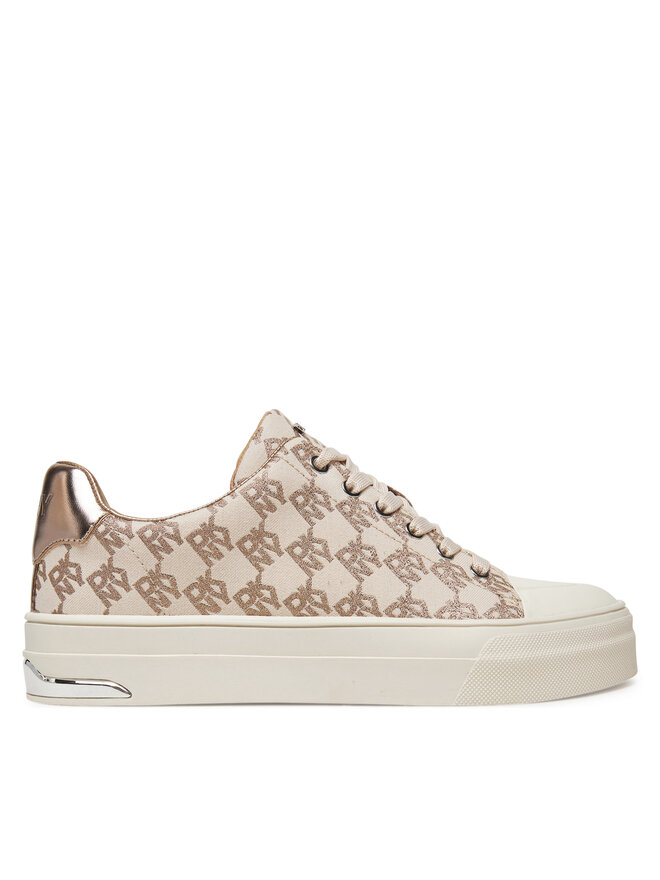 DKNY Trampki DKNY York Lace UP Sneak K2533982 Beżowy