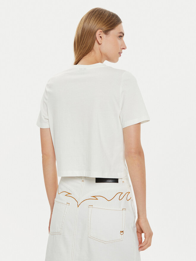 Vero Moda Vero Moda Marškinėliai Elena 10326789 Balta Boxy Fit