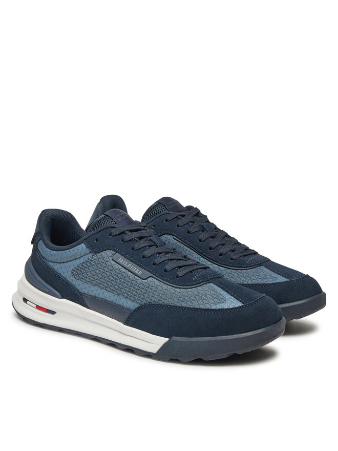 Tommy Hilfiger Sneakersy Tommy Hilfiger Retro Runner FM0FM05328 Tmavomodrá