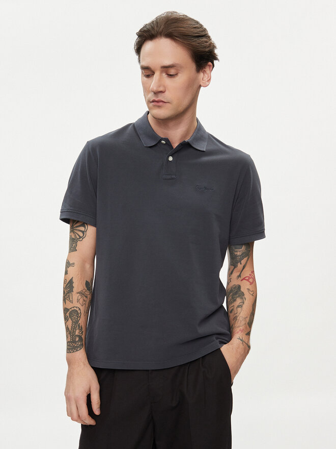 Pepe Jeans Pepe Jeans Pólóing New Oliver Gd PM542099 Sötétkék Regular Fit