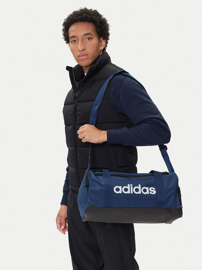 adidas Táska adidas Linear Duffel Bag Small IN6111 Sötétkék