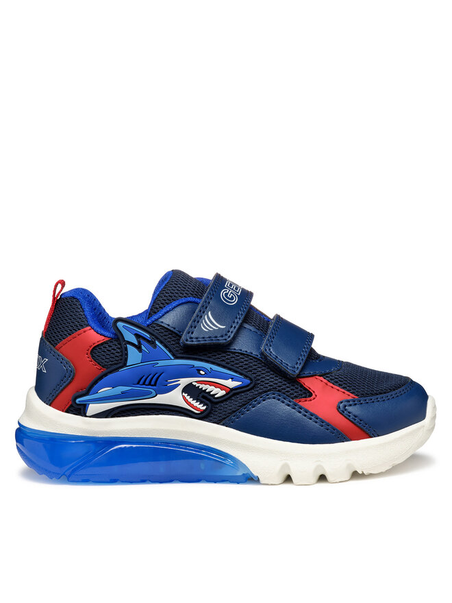 Geox Sneakersy Geox J Ciberdron J55LBB 014BU C0735 S Tmavomodrá