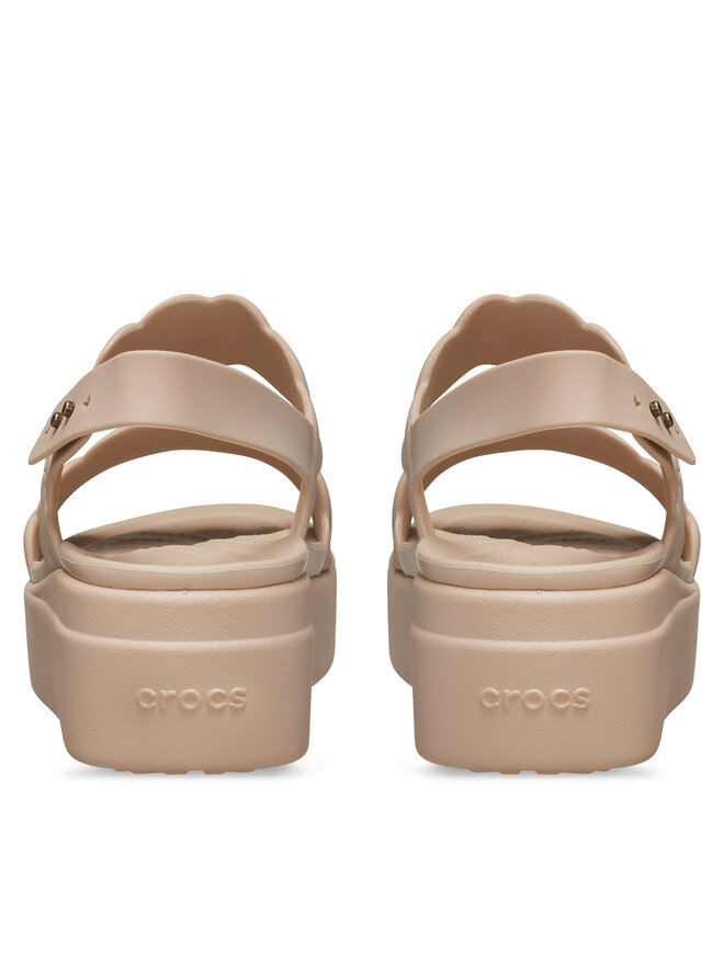 Crocs Босоніжки Crocs Brooklyn Woven Upper LW 209977 Бежевий