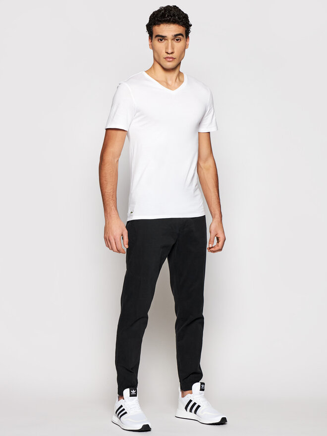 Lacoste Lacoste 3 db póló TH3374 Fehér Slim Fit