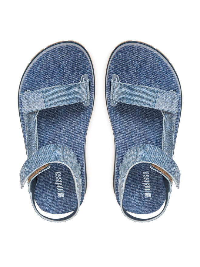 Melissa Sandály Melissa Melissa Flowing Platform Denim Ad M 36132 Modrá