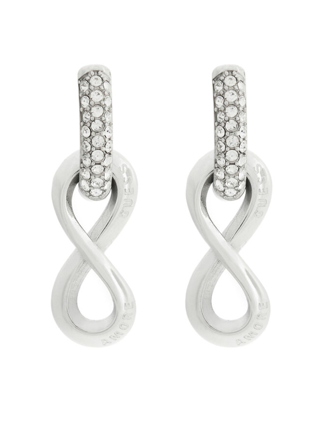 Guess Náušnice Guess JUBE05 051JW Strieborná