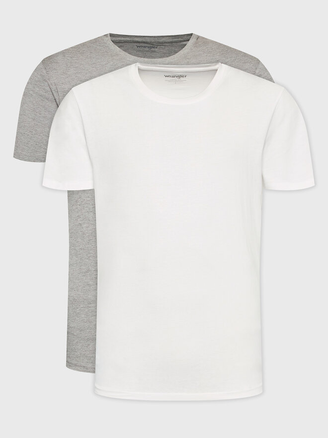 Wrangler Wrangler Pack de 2 camisetas W7G9DHX37 112321465 De color Regular Fit