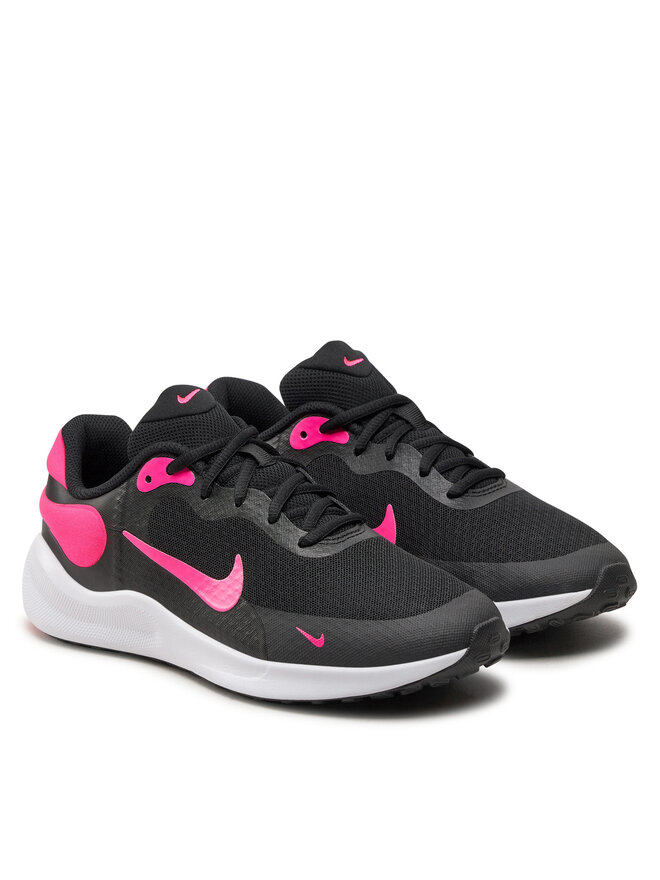 Nike Παπούτσια για Τρέξιμο Nike Revolution 7 (GS) FB7689 002 Μαύρο
