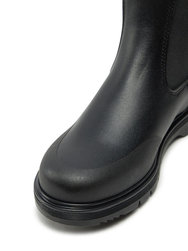 Karl Lagerfeld Kids Kotníková obuv s elastickým prvkem Karl Lagerfeld Kids Z30365 M Černá