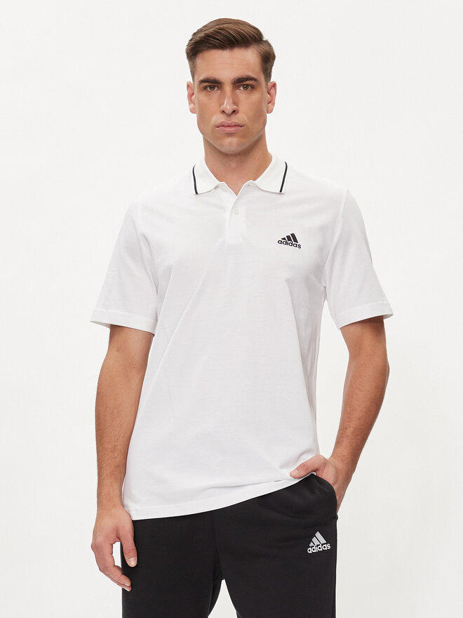 adidas adidas Поло Essentials Piqué Small Logo Polo Shirt IC9315 Білий Regular Fit