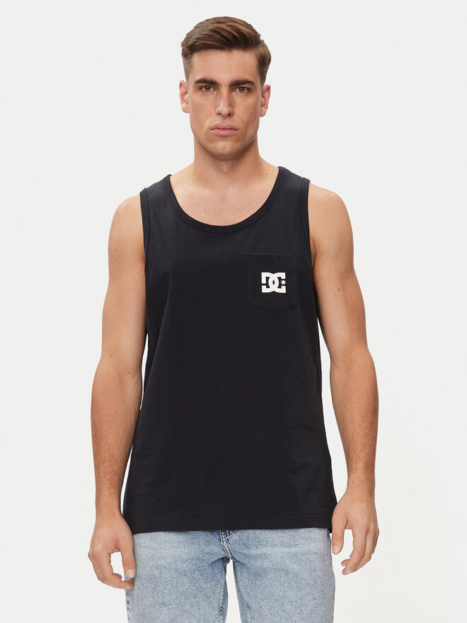 DC DC Tank top Star Pocket Tt ADYZT05378 Μαύρο Regular Fit