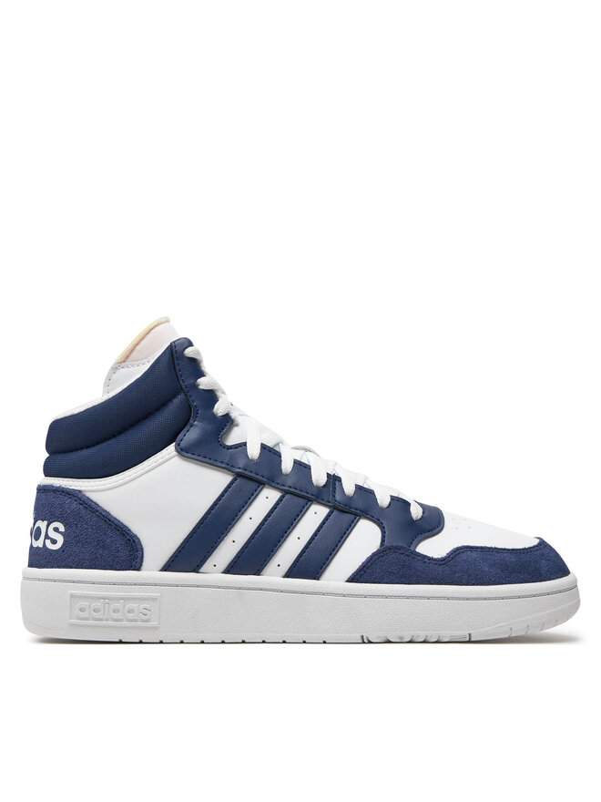 adidas Sneakersy adidas Hoops 3 Mid Lifestyle Basketball Classic Vintage IG1432 Biały