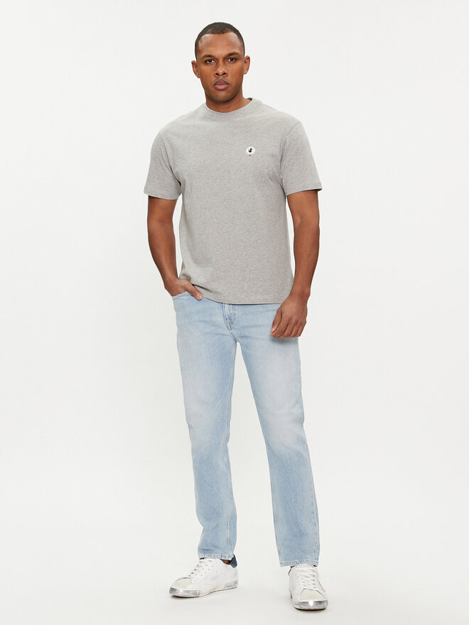 Save The Duck Save The Duck Camiseta DT1709M BESY18 Gris Regular Fit