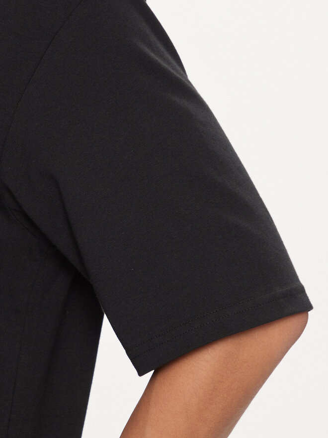 adidas adidas Camiseta Essentials Big Logo Boyfriend T-Shirt HR4931 Negro Loose Fit