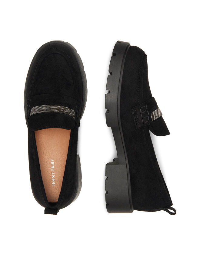 JENNY Mokasyny JENNY ISLA WS21095-01 Czarny