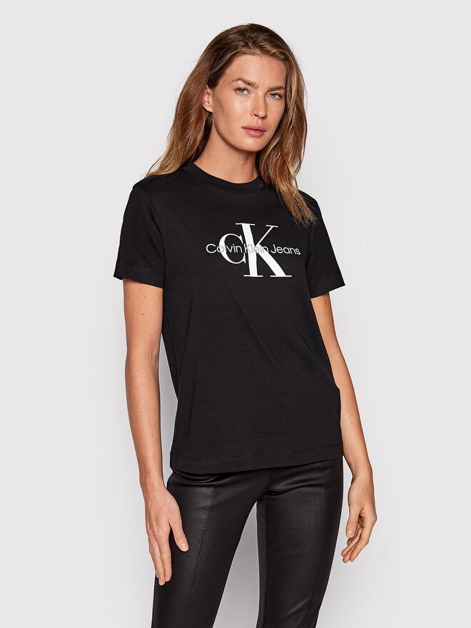 Calvin Klein Jeans Calvin Klein Jeans T-Shirt J20J219142 Μαύρο Regular Fit