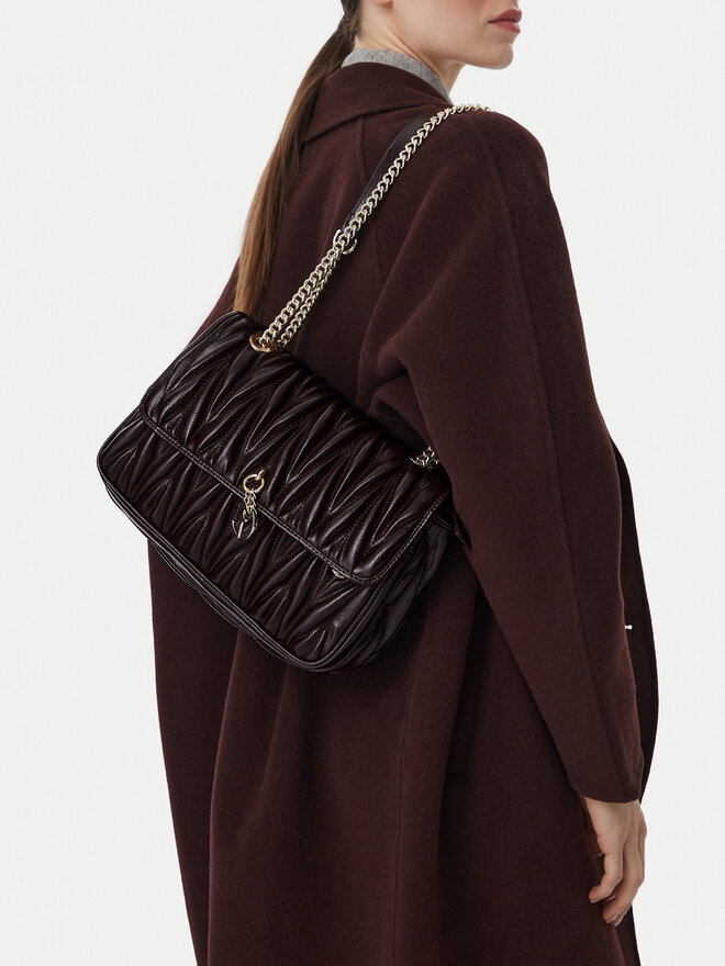 Eva Minge Handtasche Eva Minge EO-KY-357 Dunkelrot