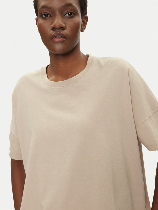 Bomboogie Bomboogie Футболка TW7441TJOR5 Бежевий Relaxed Fit