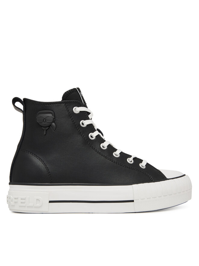 KARL LAGERFELD Sneakers aus Stoff KARL LAGERFELD Kampus Max KL60456 Schwarz