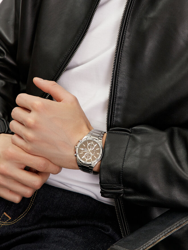 Casio Karóra Casio Edifice Chronograph EFV-640D-1AVUEF Ezüst