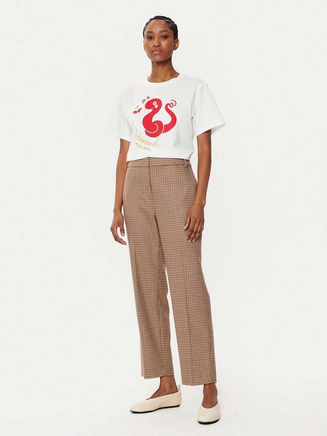 Weekend Max Mara Weekend Max Mara Póló Cabina 2515971041 Fehér Regular Fit