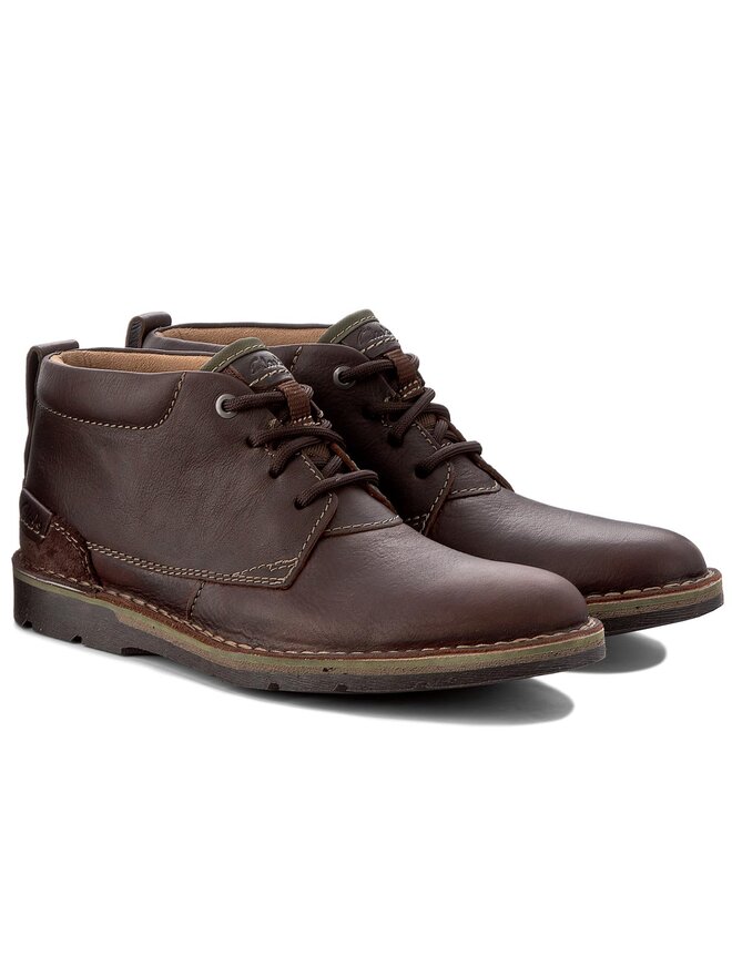 Schnurschuhe Clarks Edgewick Mid 261196197 Braun eschuhe