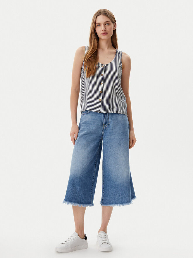 Vero Moda Vero Moda Топ Bumpy 10325830 Cиній Standard Fit