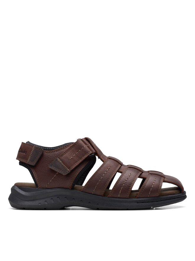 Clarks Sandalen Clarks Walkford Fish 26171794 Braun