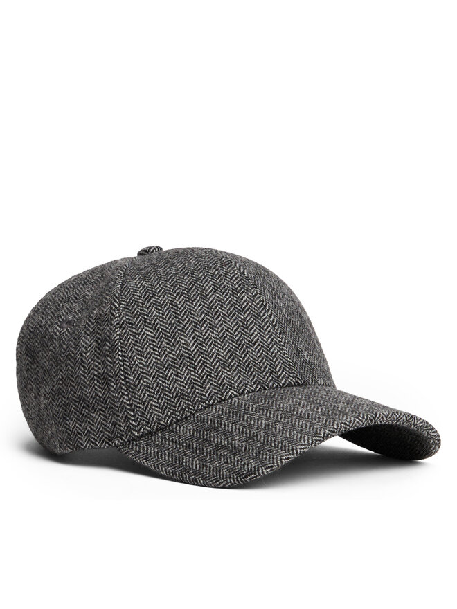 Tommy Hilfiger Шапка с козирка Tommy Hilfiger Th Flag Herringbone 6 Panel Cap AM0AM13784 Сив