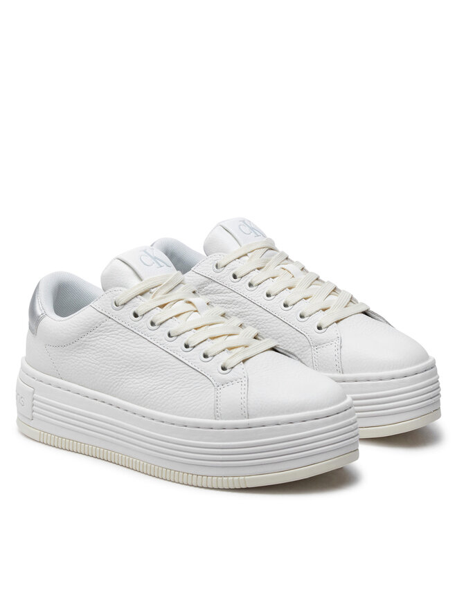 Calvin Klein Jeans Sneakers Calvin Klein Jeans Bold Flatf Low Mix Ohb YW0YW01632 Weiß
