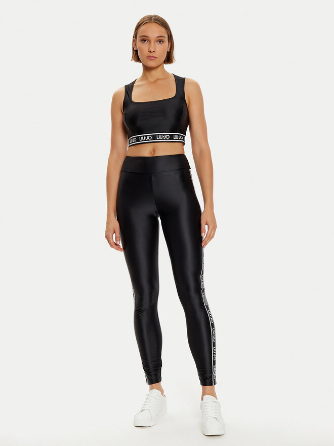 Liu Jo Sport Liu Jo Sport Бюстгальтер-топ TF4191 J4726 Чорний Regular Fit