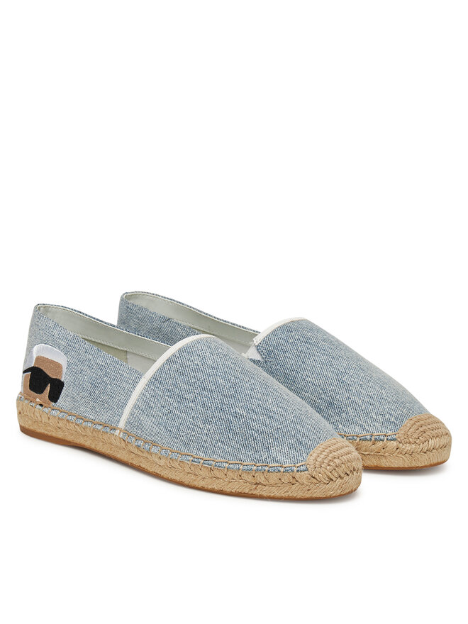 KARL LAGERFELD Espadryle KARL LAGERFELD KL80111 Niebieski