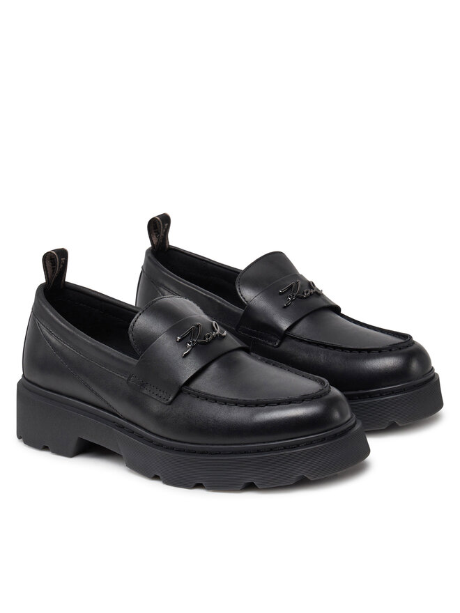 KARL LAGERFELD Loafersy KARL LAGERFELD Kamden KL40413 Czarny