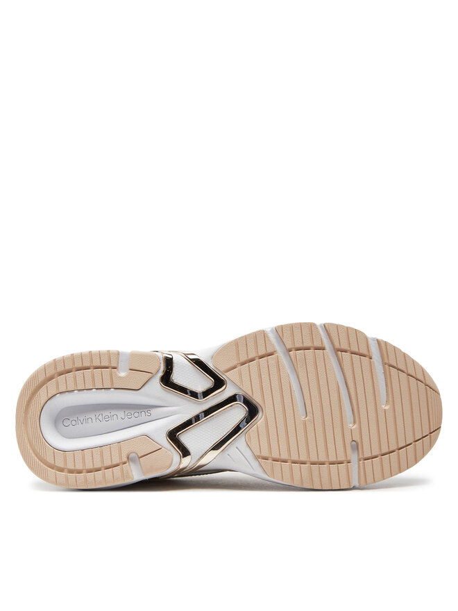 Calvin Klein Jeans Сникърси Calvin Klein Jeans Retro Tennis Low Lace Mh Ml Mr YW0YW01381 Бял