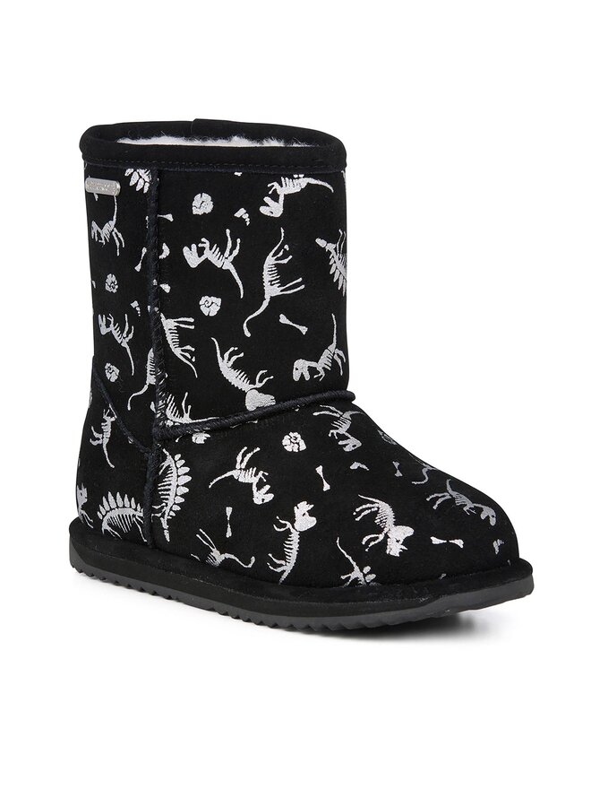 EMU Australia Снігоходи EMU Australia Reflective Dino Brumby K12948 Чорний