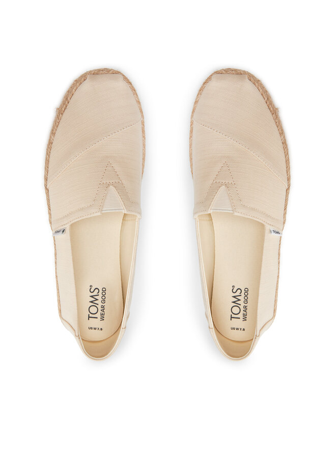 Toms Εσπαντρίγιες Toms Alpargata Rope 10019682 Εκρού