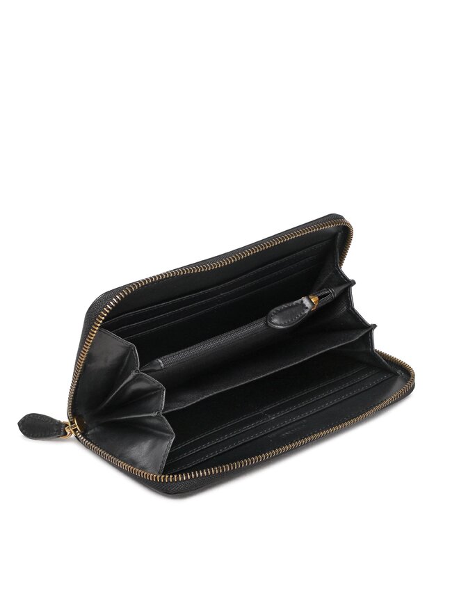 PINKO Duży Portfel Damski Pinko Ryder Zip Around PE 23 PCPL 100250 A0F1 Czarny