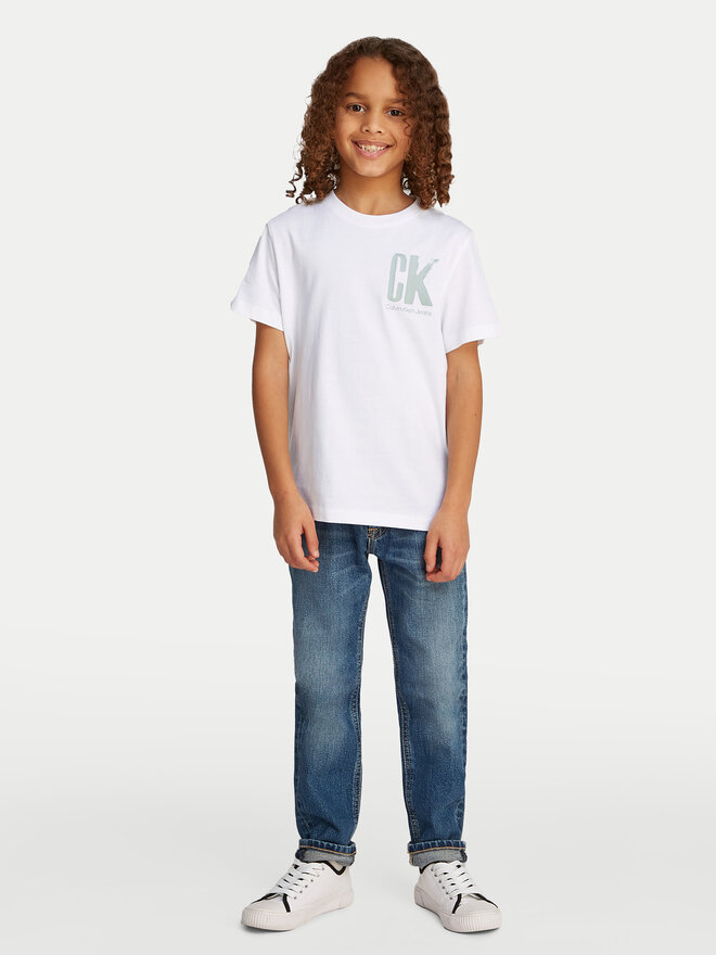 Calvin Klein Jeans Calvin Klein Jeans Camiseta Surf Graphic IB0IB02447 Blanco Regular Fit