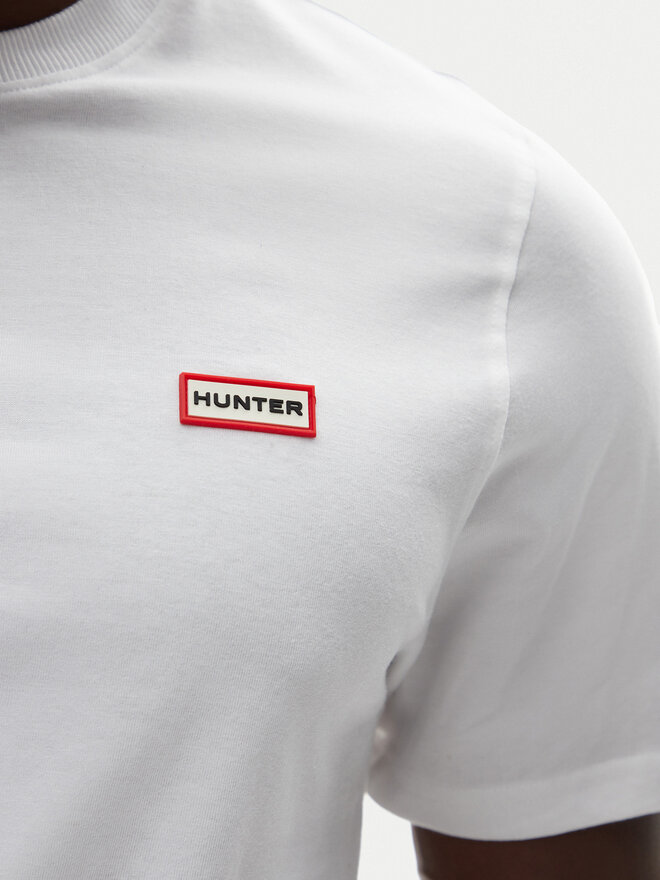 Hunter Hunter Majica Tavish HARM0082251 Bela Regular Fit