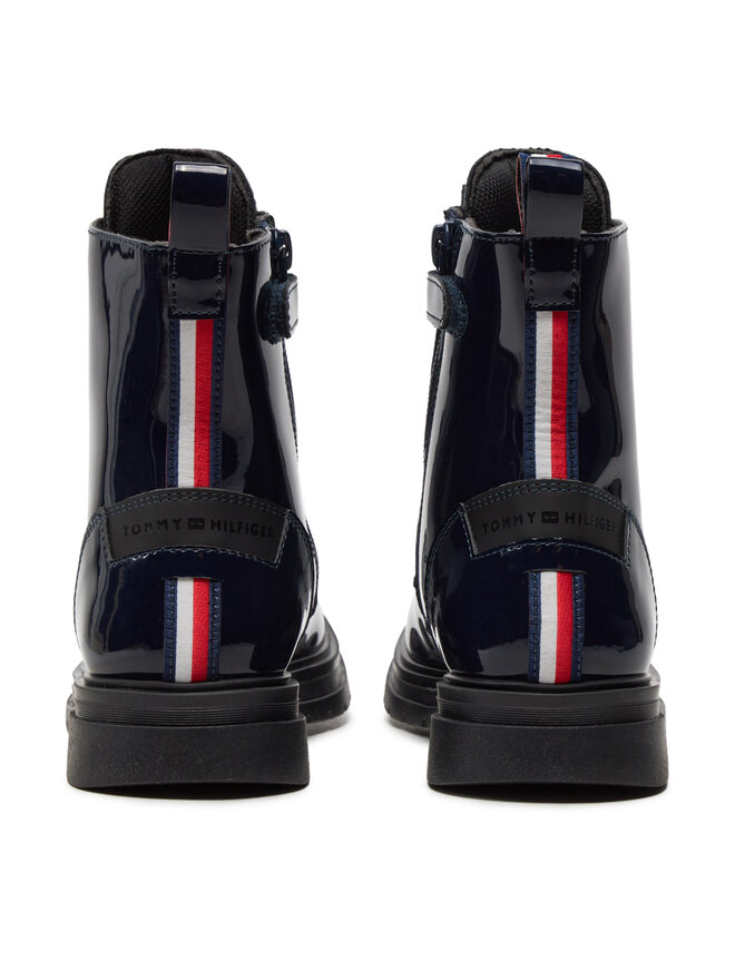 Tommy Hilfiger Bokacsizma Tommy Hilfiger T4A5-33588-0775 M Sötétkék